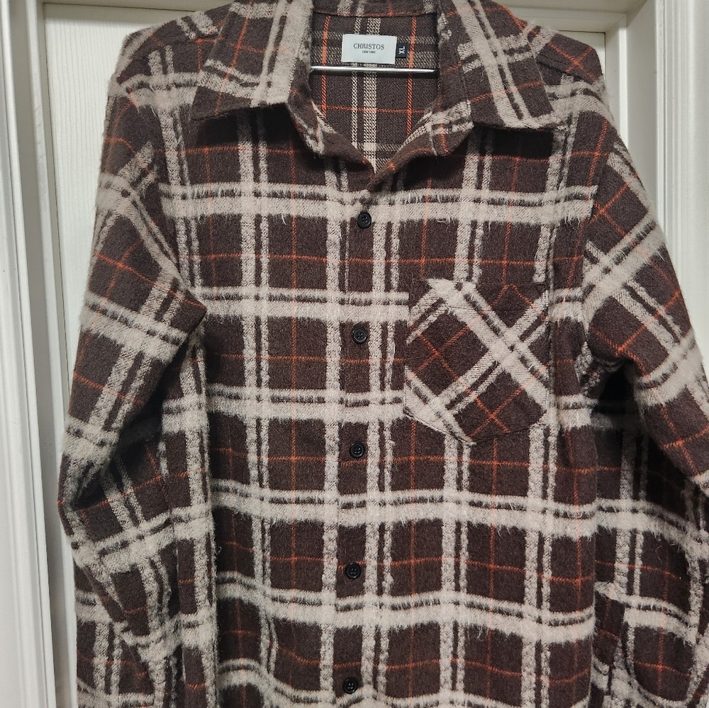 Christos New York THE MOHAIR SHIRT - Mocha